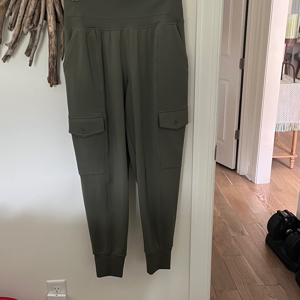 Athleta Olive Cargo Joggers